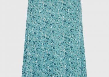 Φλοράλ φούστα σε Α γραμμή - FUNKY BUDDHA - 