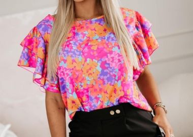 ΦΛΟΡΑΛ ΦΟΥΞΙΑ ΤΟΠ- KOS - sense-shop - 