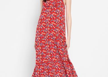 Φλοράλ μάξι φόρεμα - FUNKY BUDDHA - 