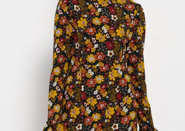 Φλοράλ μίνι φόρεμα με βολάν - FUNKY BUDDHA - 