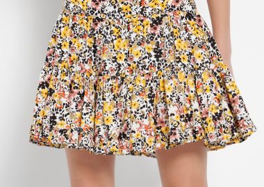 Φλοράλ μίνι φούστα - FUNKY BUDDHA - 