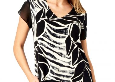 FLORAL ΜΠΛΟΥΖΑ ΜΕ ΜΟΥΣΕΛΙΝΑ - Anna Raxevsky - 