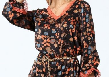 ΦΛΟΡΑΛ ΜΠΛΟΥΖΑ ΣΑΤΕΝ - Anna Raxevsky - 