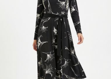 ΦΛΟΡΑΛ ΠΛΕΚΤΟ ΦΟΡΕΜΑ ΜΕ ΠΕΡΛΕΣ - Anna Raxevsky - 