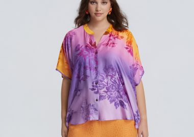 Φλοράλ πουκάμισο από βισκόζη - MAT FASHION - 