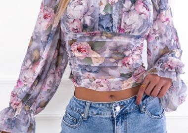 ΦΛΟΡΑΛ ΤΟΠ - JOSELYN - sense-shop - 