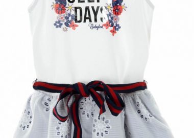 ΦΟΡΕΜΑ - ΛΕΥΚΟ ΜΠΛΕ ΛΕΥΚΟ ΜΠΛΕ - Babylon fashion - 