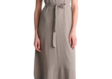 Φόρεμα Ale Αμάνικο Με Ζώνη 82276751-GREY Γυναικείο - Ale - 