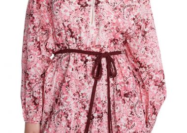 Φόρεμα Ale Κοντό Εμπριμέ Με Ζώνη 8921126-MULTICOLOR Γυναικείο - Ale - 