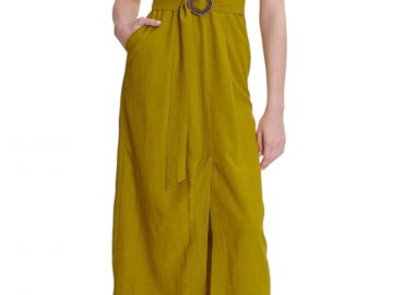 Φόρεμα Ale Μακρύ Με Ζώνη 81311712-LIME Γυναικείο - Ale - 