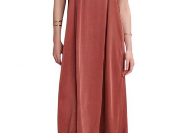 Φόρεμα Ale Μακρύ Μονόχρωμο 8920740-COPPER Γυναικείο - Ale - 