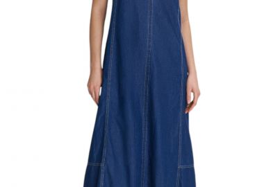 Φόρεμα Ale Με Denim Όψη 81253771-BLUE Γυναικείο - Ale - 