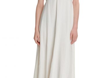 Φόρεμα Ale Με Σχέδιο Στο Μπούστο 8920757-WHITE Γυναικείο - Ale - 