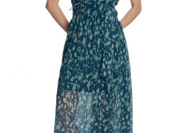 Φόρεμα Ale Μεσάτο Εμπριμέ 8920732-PETROL Γυναικείο - Ale - 