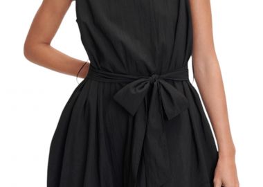 Φόρεμα Ale Μίνι Αμάνικο Balloon 8920753-BLACK Γυναικείο - Ale - 