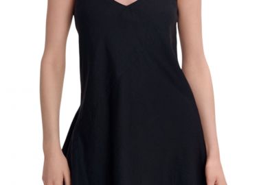 Φόρεμα Ale Μίνι Λινό 8921055-BLACK Γυναικείο - Ale - 