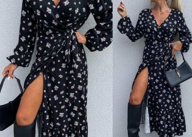 Φόρεμα Amalia Μαύρο - Amelie's - 