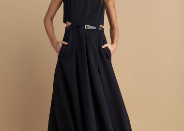 Φόρεμα αμάνικο με cut-out - 5206634957153 -  - 