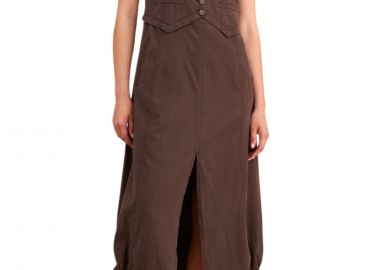 Φόρεμα Attrattivo Αμάνικο 9923114-CHOCOLATE Γυναικείο - Attrattivo - 