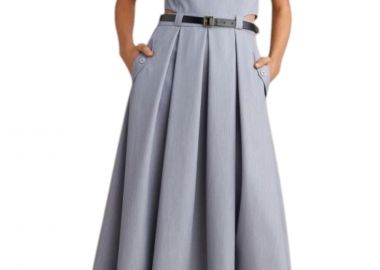 Φόρεμα Attrattivo Αμάνικο Με Cut-Out 9921204-GREY Γυναικείο - Attrattivo - 