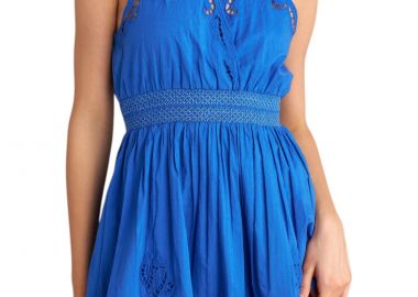 Φόρεμα Attrattivo Κοντό Με Κεντήματα 9921265-ROYAL BLUE Γυναικείο - Attrattivo - 