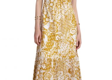 Φόρεμα Attrattivo Μακρύ Εμπριμέ 9921262-PINEAPPLE Γυναικείο - Attrattivo - 