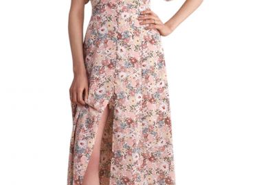 Φόρεμα Attrattivo Μακρύ Φλοράλ Με Shiny Στοιχεία 9920394-MULTICOLOR Γυναικείο - Attrattivo - 