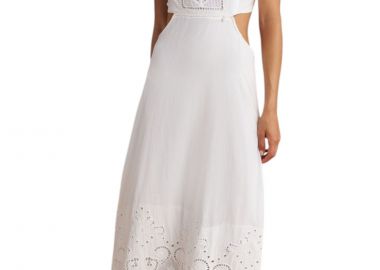 Φόρεμα Attrattivo Μακρύ Με Cut-Out 9921264-WHITE Γυναικείο - Attrattivo - 