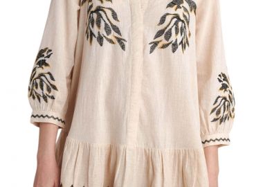 Φόρεμα Attrattivo Με Κεντήματα 9920936-NATURAL Γυναικείο - Attrattivo - 