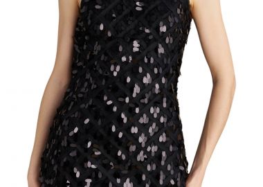 Φόρεμα Attrattivo Με Παγιέτες 9922750-BLACK Γυναικείο - Attrattivo - 