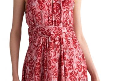 Φόρεμα Attrattivo Μίνι Φλοράλ Halterneck 91156715-RED Γυναικείο - Attrattivo - 