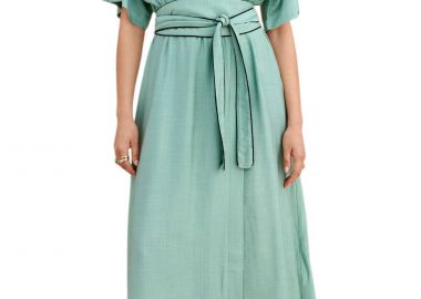 Φόρεμα Attrattivo Μίντι Με Δίχρωμη Ζώνη 9923018-SOAP Γυναικείο - Attrattivo - 