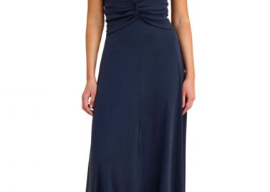 Φόρεμα Attrattivo Μίντι Με Σκίσιμο Μπροστά 9923270-GREY Γυναικείο - Attrattivo - 