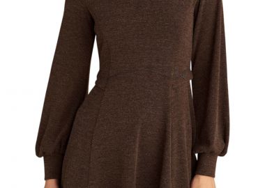 Φόρεμα Attrattivo Μονόχρωμο 92314826-BROWN Γυναικείο - Attrattivo - 