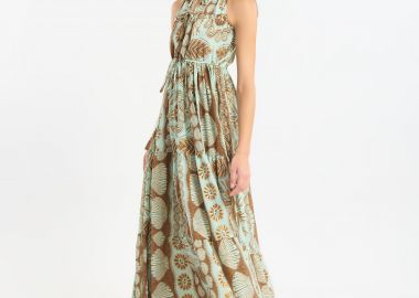 Φόρεμα BLE Maxi Με Boho Print -  - 