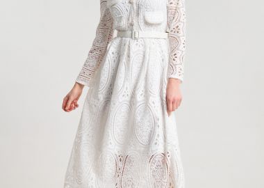 Φόρεμα Δαντέλα Με Πέρλες & Στρας -  - 