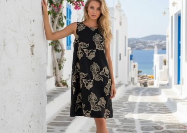 Φόρεμα DEJAVU Αμάνικο Με Floral Print -  - 