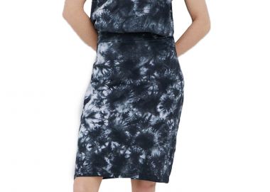 Φόρεμα DKNY Αμάνικο Στυλ Φούτερ DP2D4607-BLK Γυναικείο - DKNY - 