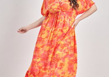 Φόρεμα εμπριμέ tie dye abstract VERO MODA -  - 