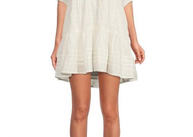 Φόρεμα Free People Elora Mini OB1466331-WHITE Γυναικείο - Free People - 