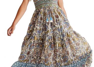 Φόρεμα Free People Real Love Maxi OB1467371-TWILIGHT COMBO Γυναικείο - Free People - 