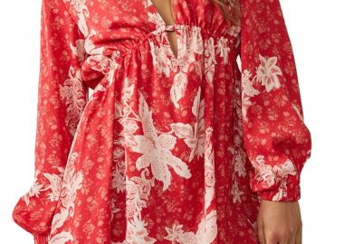 Φόρεμα Free People Soli Mini OB1500727-BUBBLE BATH COMBO Γυναικείο - Free People - 