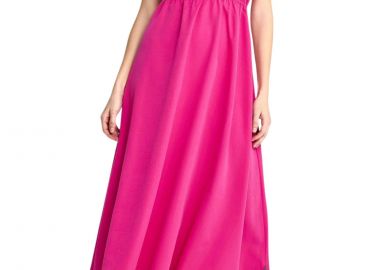 Φόρεμα Funky Buddha Μάξι FBL013-129-13-FUCHSIA Γυναικείο - Funky Buddha - 