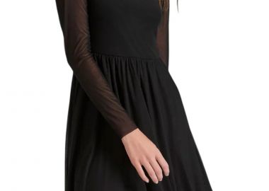 Φόρεμα Funky Buddha Με Τούλι & Εσωτερική Φόδρα FBL010-118-13-BLACK Γυναικείο - Funky Buddha - 