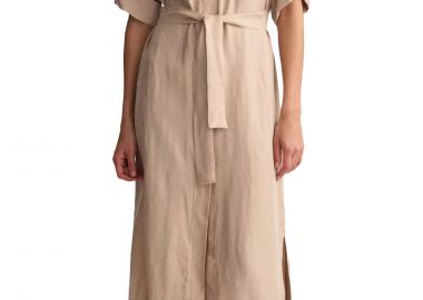 Φόρεμα Gant Rel Flap Pocket Shirt 4503253-277 DRY SAND Γυναικείο - Gant - 