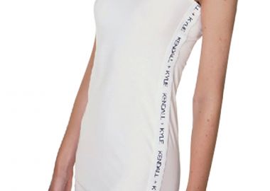 Φόρεμα Kendal + Kylie Waist Logo Fitted KKW3611670-OFF WHITE Γυναικείο - Kendal + Kylie - 