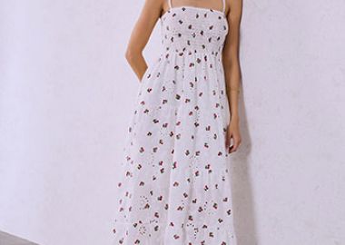 Φόρεμα κεντητό με σχέδια SQ7587.8231+1 - Celestino - 