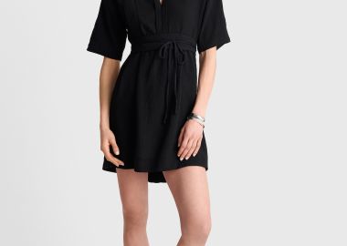 Φόρεμα κοντό με ζώνη - 5206179107280 -  - 