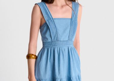 Φόρεμα κοντό τύπου denim - 5206179114349 -  - 