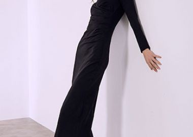 Φόρεμα κρουαζέ με βαμβάκι SQ8011.8602+1 - Celestino - 